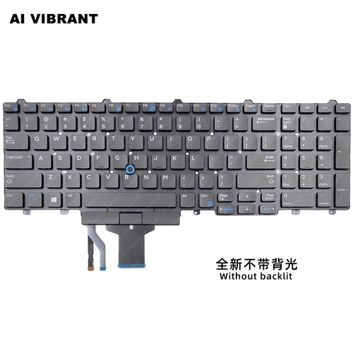 适用于戴尔Latitude E5550 E5570 5550 5580 5590 5591键盘383D7