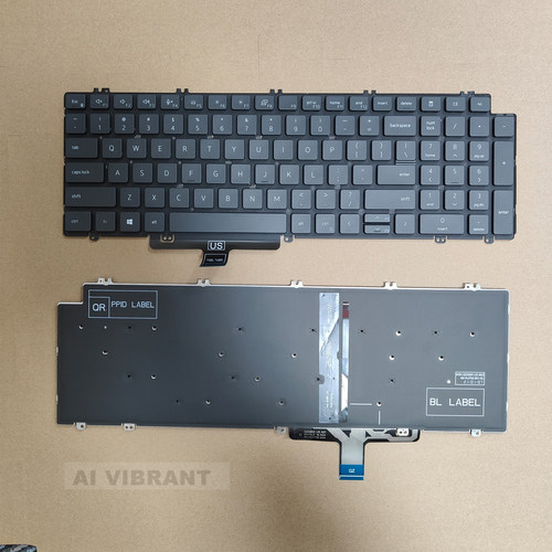 适用于戴尔Precision 3581 7670 7770 7680 7780键盘N7N16 RHGTP