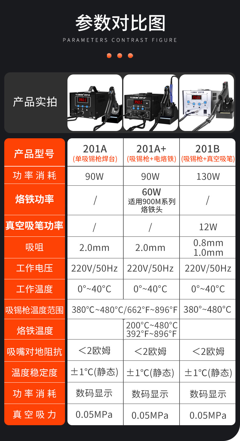 赛克大功率高频电动吸锡器防静电吸锡泵吸锡拆焊拔焊台自动吸锡枪