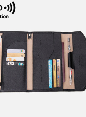 钱包2025新款护照包卡包一体机票证件包男女出国旅行护照夹收纳包