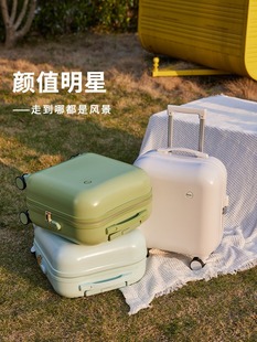 行李箱女18寸小型轻便可爱登机旅行箱迷你拉杆箱20寸短途泡泡箱子