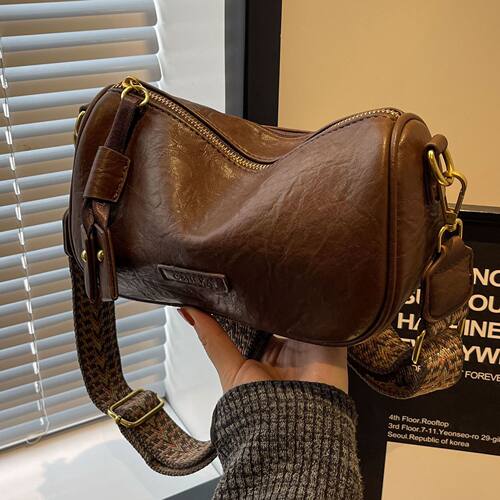 枕头包单肩斜挎美拉德波士顿