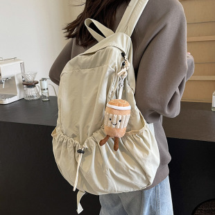 旅游轻便小包2024新款旅行超轻尼龙防水书包女大学生双肩包女士