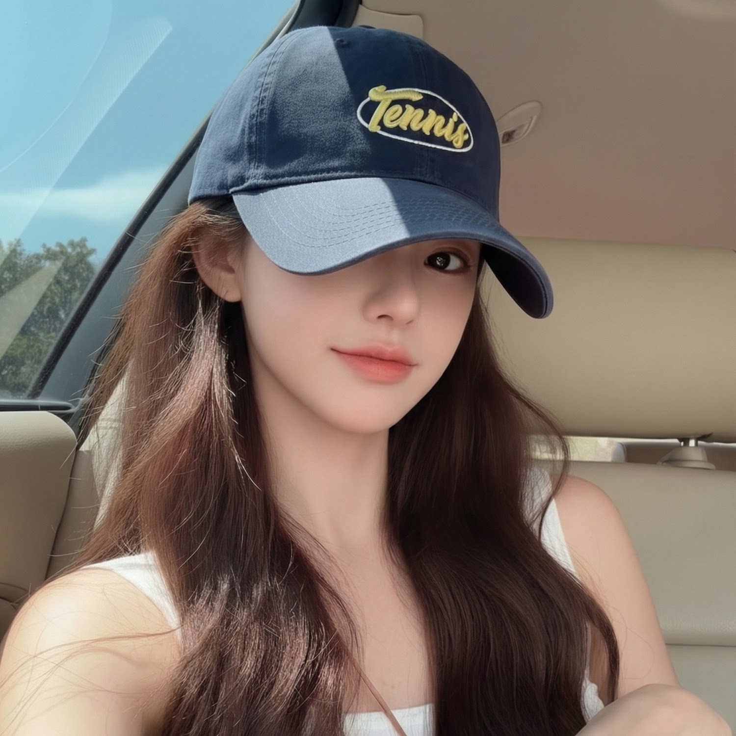 帽子女款鸭舌帽加宽帽檐大头围显脸小夏季透气防晒加大加深棒球帽图片