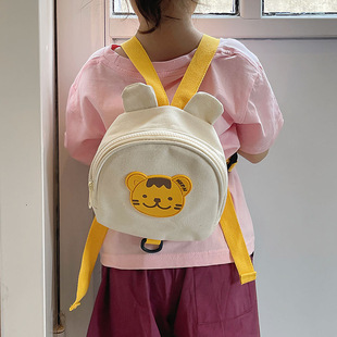 韩国卡通小熊幼儿园双肩包轻便减负可爱男女童儿童帆布迷你小背包