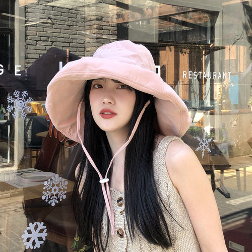 防晒帽子女夏季防紫外线超大帽檐