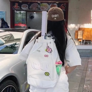 2025新款网球包女款大容量羽毛球包多功能双肩背包成人运动健身包