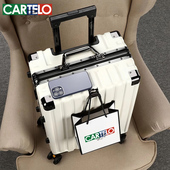 行李箱女拉杆箱男学生铝框旅行箱2025新款 结实耐用登机密码 皮箱子