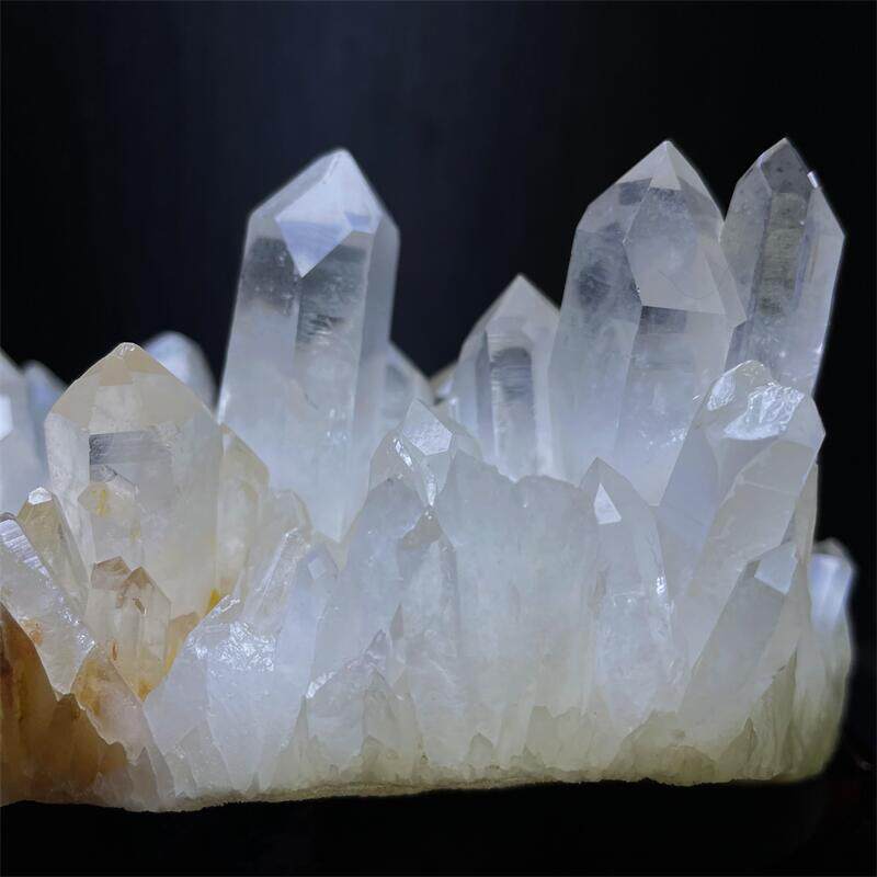 천연 마다가스카르 핑크 스킨 레드 스킨 티 바디 스모키 쿼츠 화이트 크리스탈 클러스터 홈 컬렉션 원석 준 보석 장식품