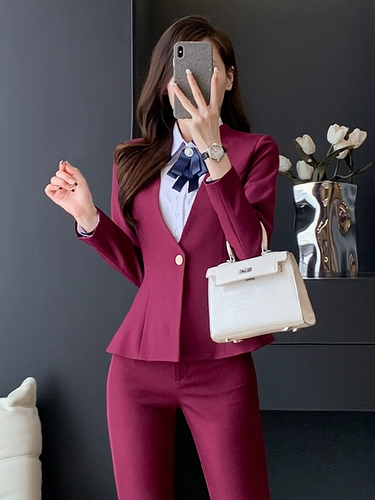 Рабочий модный жилет для отеля, комплект, униформа, облегающий крой