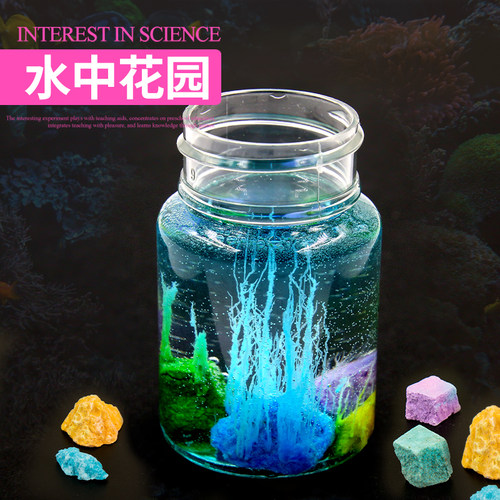 diy水中花园科趣steam科学实验