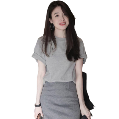 短袖t恤女夏季打底薄款