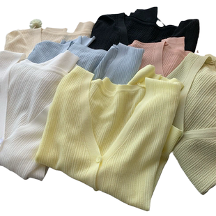 冰丝防晒衣女夏季2025新款轻薄披肩外搭开衫女薄款夏天女士短外套