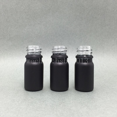 〓老店新开〓5ML黑色磨砂喷涂标准精油瓶分装瓶 强遮光
