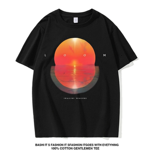 Imagine Dragons演唱会应援周边梦龙乐队LOOM同款短袖t恤男女衣服