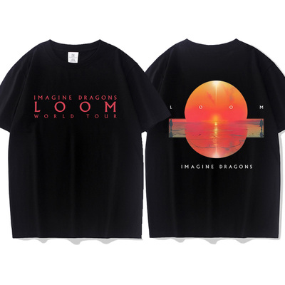Imagine Dragons演唱会应援周边梦龙乐队LOOM同款短袖t恤男女衣服