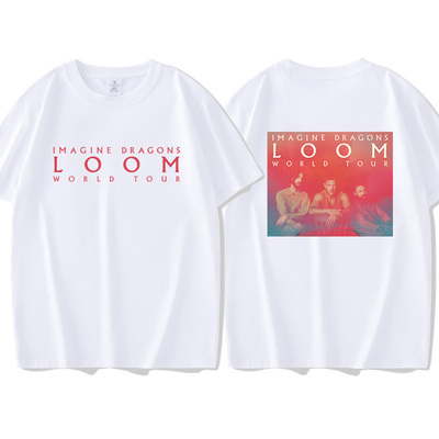 Imagine Dragons演唱会应援周边梦龙乐队LOOM同款短袖t恤男女衣服