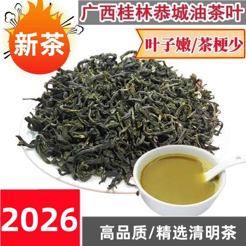 2026新茶恭城油茶叶打油茶清明茶