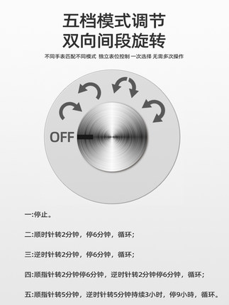 摇表器转表器机械表家用自动手表上弦上发条器摇摆旋转电动收纳盒