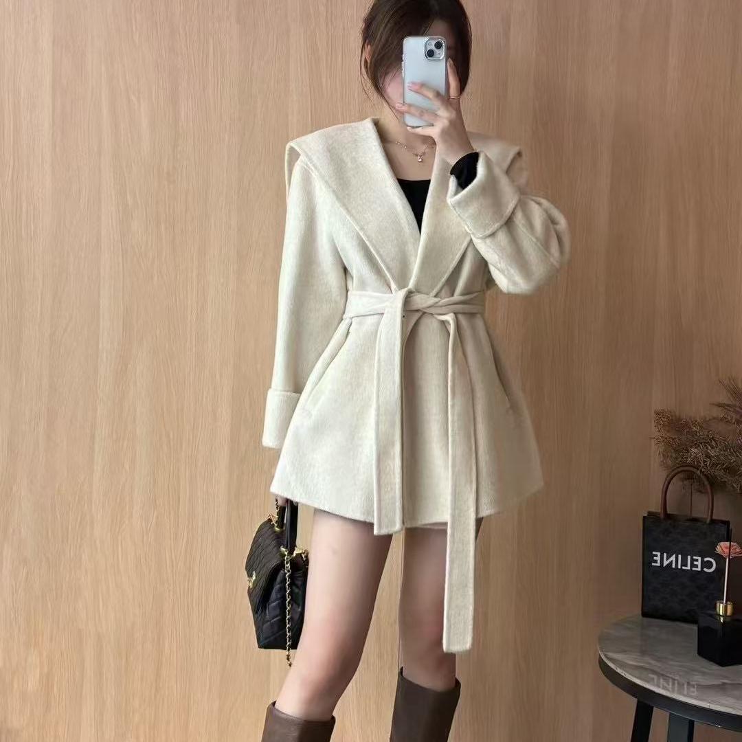 工厂直售羊毛大衣短款