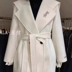 工厂直售羊毛大衣女2025年新款高端不起球双面羊毛大衣短款韩版