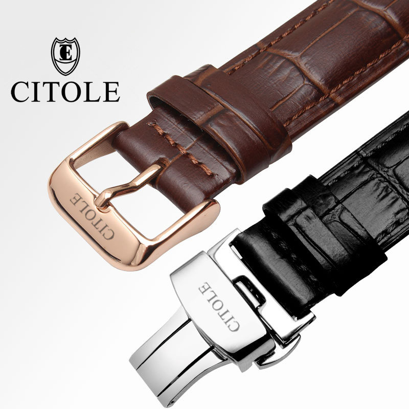 真皮针扣手表配件