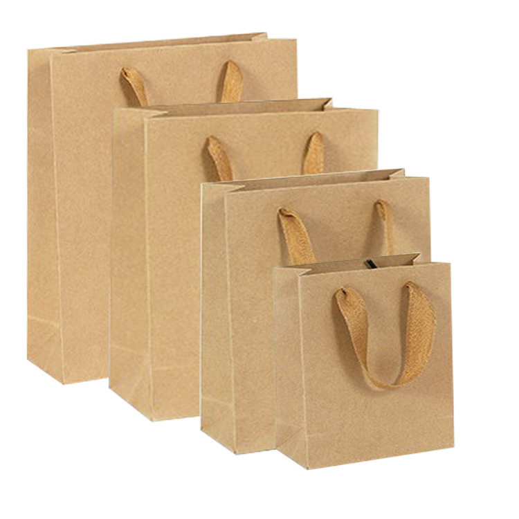 牛皮纸袋服装袋包装袋通用礼品手提袋广告袋定做外贸设计logo