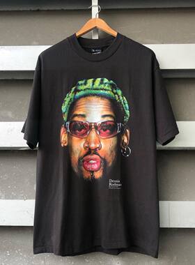 休闲vintage绿头大虫罗德曼