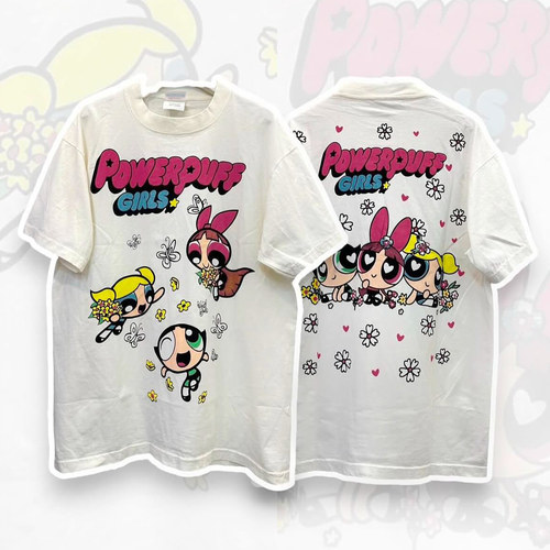 精选好物推荐 经典美式卡通 oldschool怀旧风情侣同款短袖t恤