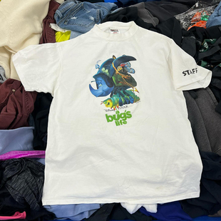 A Bugs Life虫虫危机 Adventure anime 美式white T-shirt短袖t恤