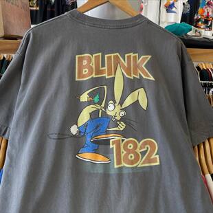 T恤 182嘻哈摇滚超火休闲学院短袖 精选好物推荐 欧美朋克乐队BLINK