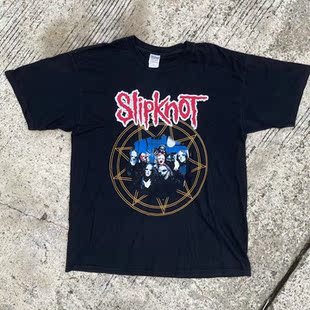 活结乐队slipknot欧美风2022专辑宣传海报哥特基础款男女短袖t恤