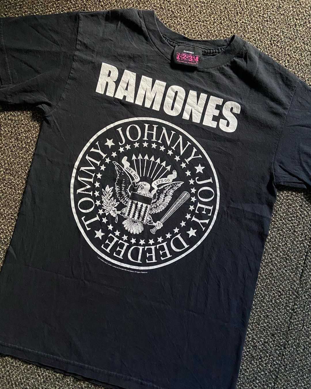 thumbnail for Ramones Ramones band metal punk retro decadent wind black plus size short-sleeved t-shirt clothes