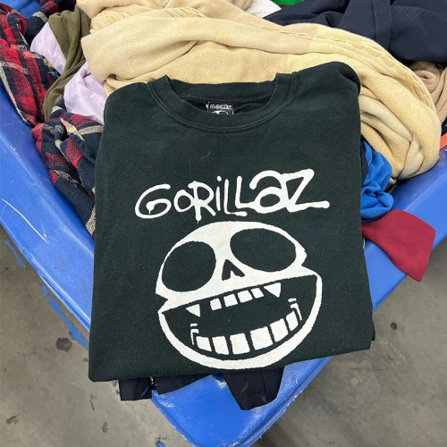 Gorrilaz band T-shirt短袖t恤 Grey Sick design Punk