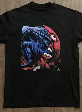 精选好物推荐 暗黑异性设计oversize宽松恐怖科幻男女短袖t恤