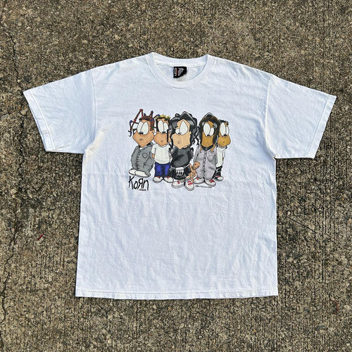 小众oversize卡通美式large size简约设计男女款T-shirt短袖t恤