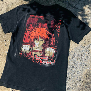 VTG 00’s Rurouni Kenshin浪客剑心动漫large size tee短袖t恤