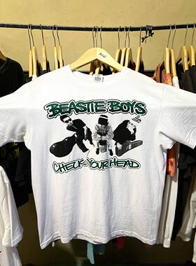 hiphop BEASTIE BOYS 野兽男孩 Rare vintage T-shirt短袖t恤