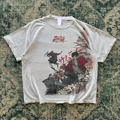 精选好物推荐 混沌武士Samurai Champloo日式复古动漫短袖T恤