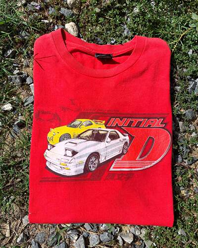 lnitial D头文字D racing car日漫Adventure anime Tee短袖t恤
