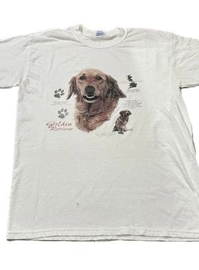 精选好物推荐 Golden Retriever金毛寻回猎犬纪念狗狗男女短袖t恤