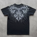 Pure Cotton Black with Logo Printed on the Front and Back