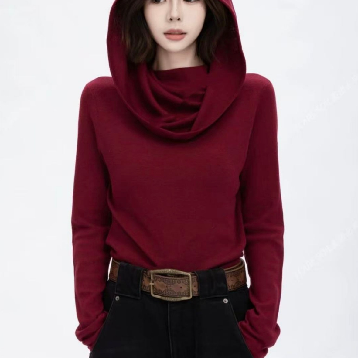 常规长袖卫衣女装2025秋季新款时尚百搭打底大帽衫上衣今年流行潮