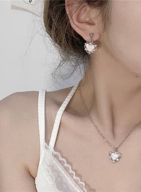 其他爱心合金女耳钉套装