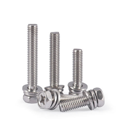 304不锈钢外六角十字组合螺钉