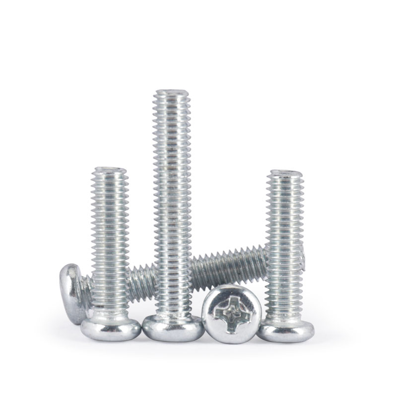 明典镀白锌十字盘头螺钉