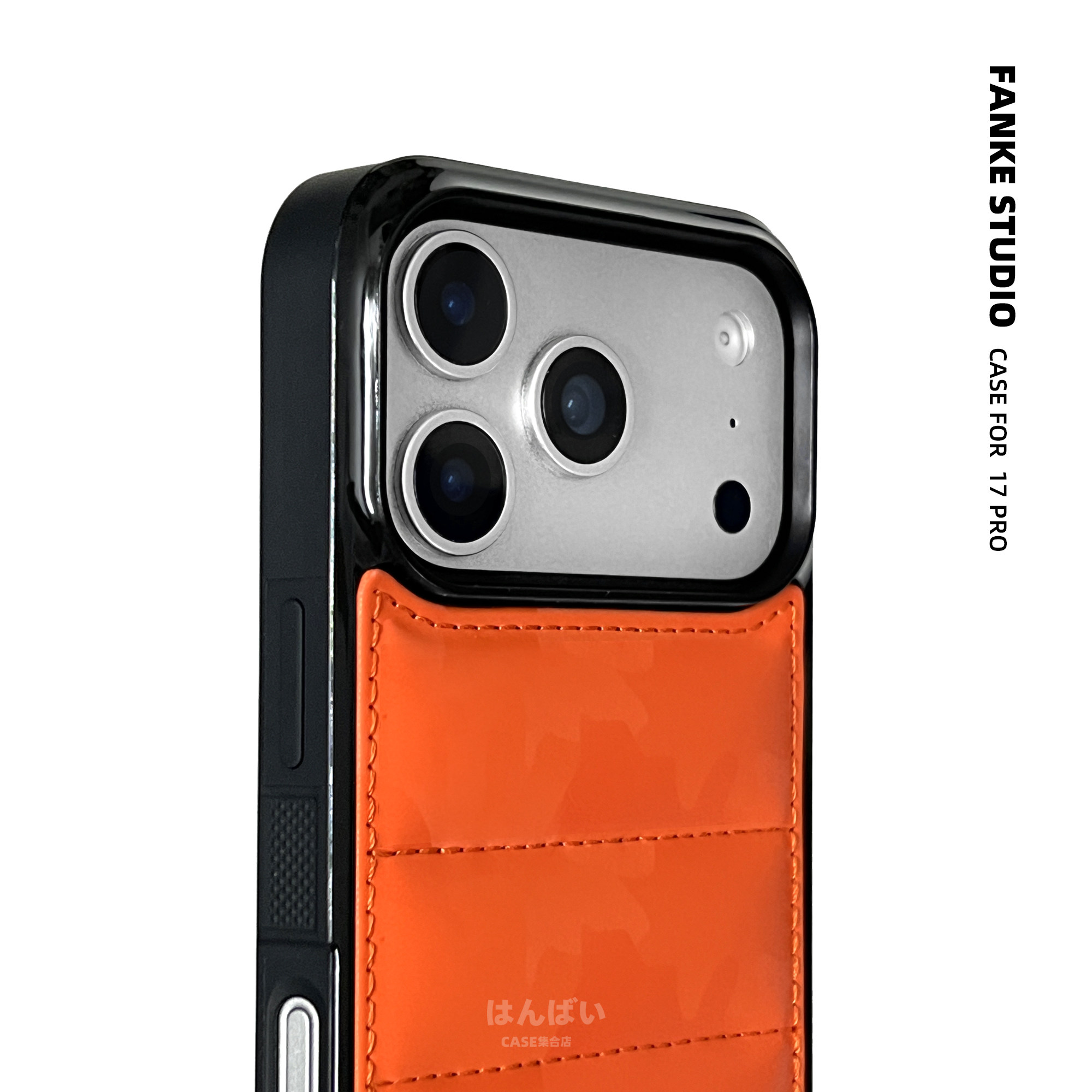 原创TNF面包羽绒服造型17PM充棉适用iPhone17PRO手机壳15P防摔17个性14P保护壳15PM大孔散热16PRO保护套16PM