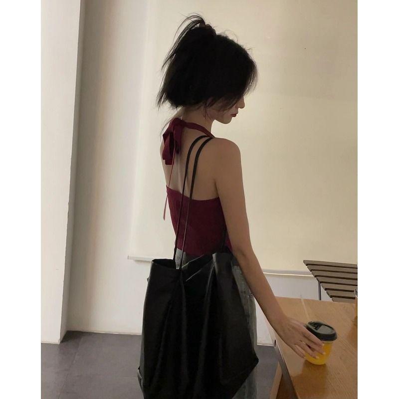 设计感小众内搭辣妹抹胸短款上衣