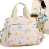 单肩妈咪包宝妈外出遛娃轻便母婴妈妈包中型大容量休闲手提斜挎包