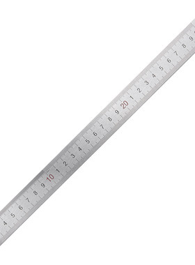 得力钢尺 8461 8462 8463  钢直尺30cm 20cm 15cm 加厚钢板尺测量工具 学生用品 办公用品批发